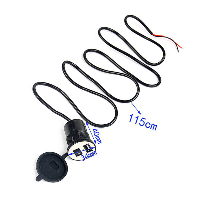 Cargador Usb Moto Impermeable DG8644